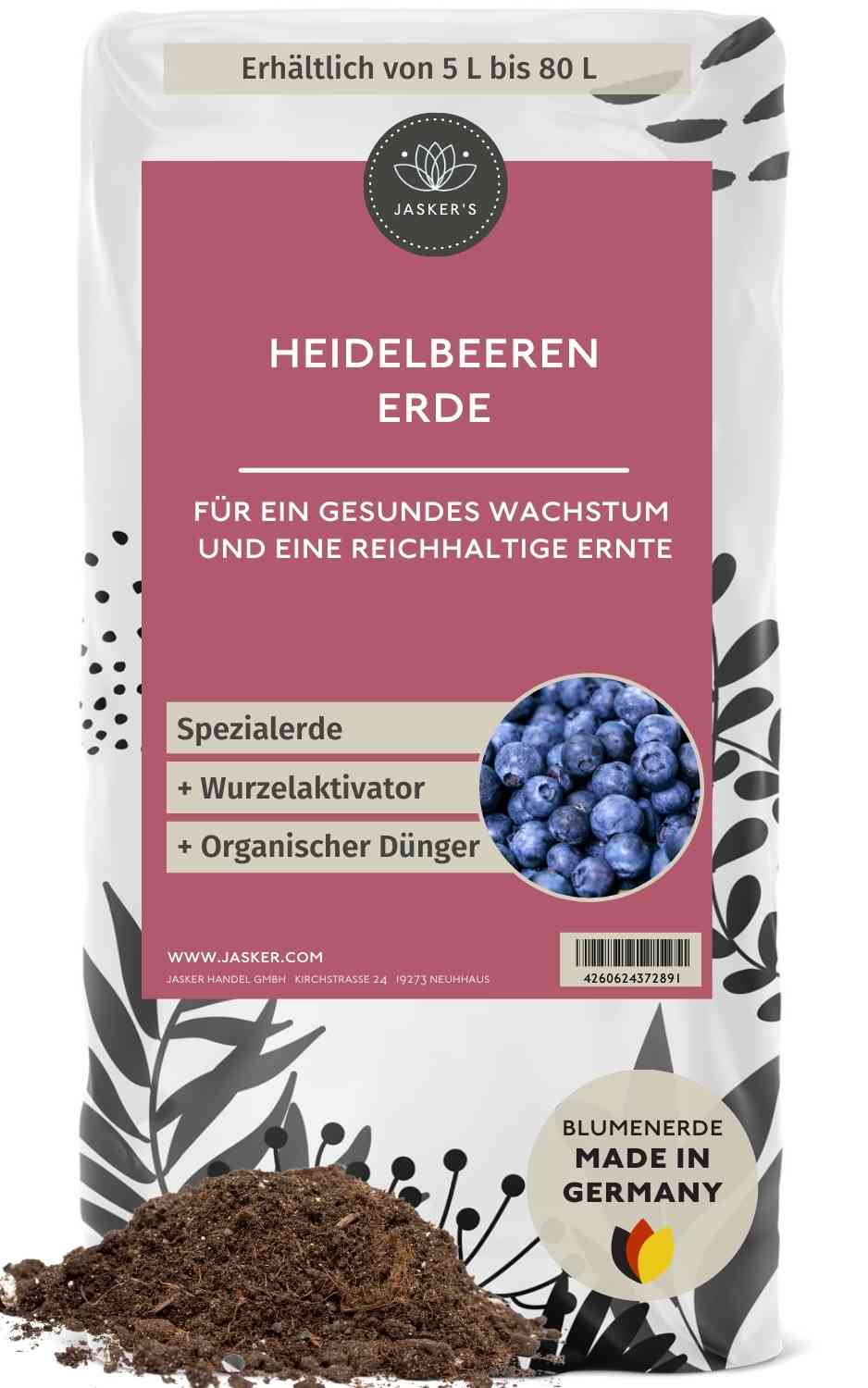 Heidelbeer Erde Bio