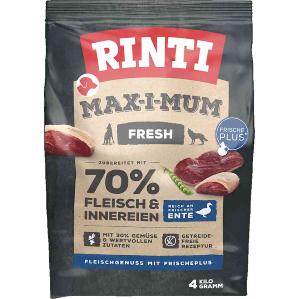 RINTI MAX-I-MUM Ente Hundefutter trocken