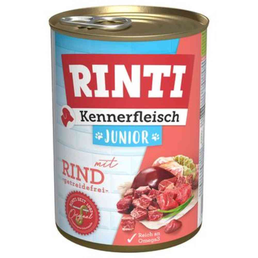 Rinti Kennerfleisch Junior Rind 400 g Dose