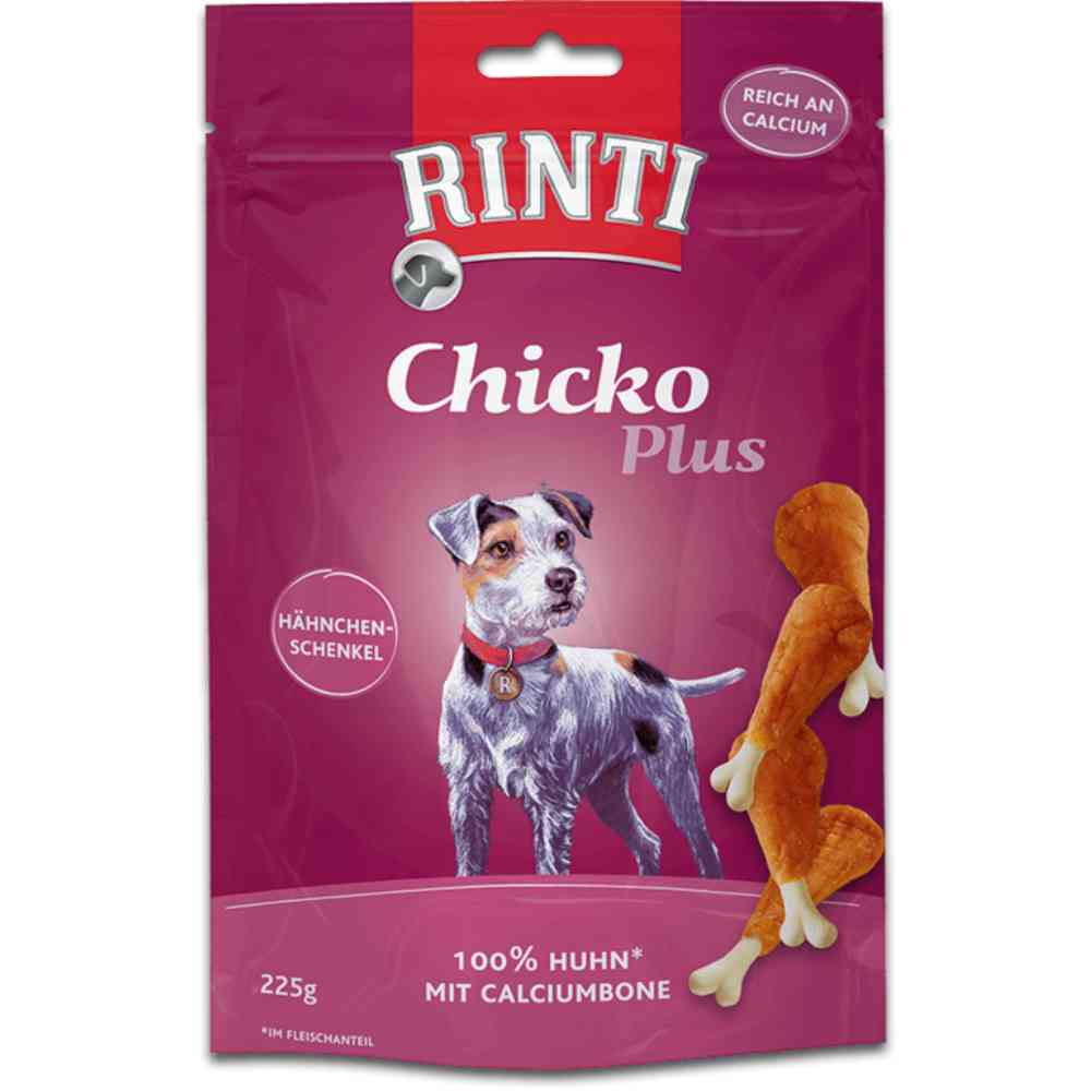 Rinti Chicko+ Hähnchenschenkel mit Calcium 225g