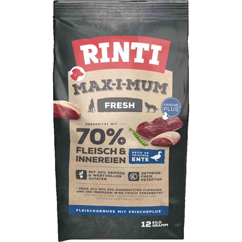 RINTI MAX-I-MUM Ente Hundefutter trocken